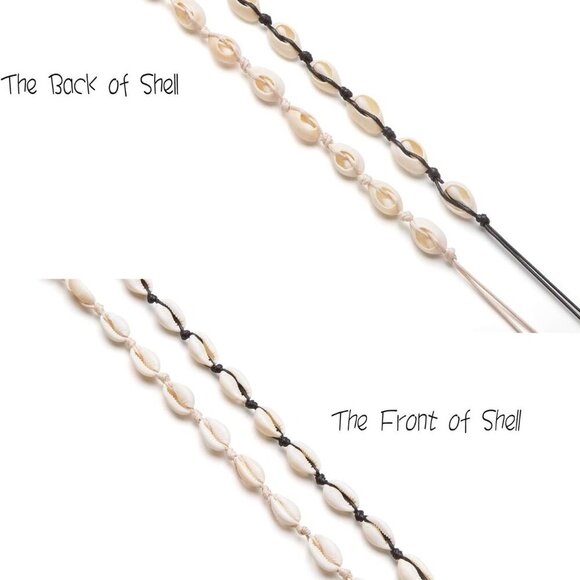 Sea Shell Necklace for Women Summer Beach Natural Cowrie Shell Necklace - Picture 7 of 7